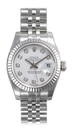Rolex Lady Datejust Series Ladies 18kt White Gold Automatic Wristwatch 179174-WDJ Rolex Lady Datejust Series Ladies 18kt White Gold Automatic Wristwatch 179174-WDJ