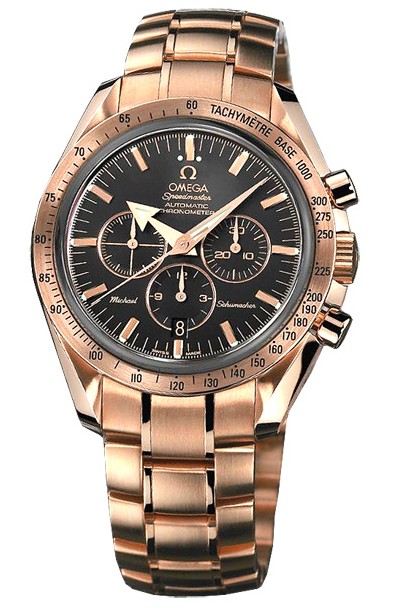 Omega Speedmaster Broad Arrow 18k Rose Gold Mens Automatic Co-axial Wristwatch 3159.50.00 Omega Speedmaster Broad Arrow 18k Rose Gold Mens Automatic Co-axial Wristwatch 3159.50.00