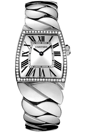 Cartier La Dona Series 18k White Gold Midsize Ladies Swiss Quartz Wristwatch-WE60019G Cartier La Dona Series 18k White Gold Midsize Ladies Swiss Quartz Wristwatch-WE60019G