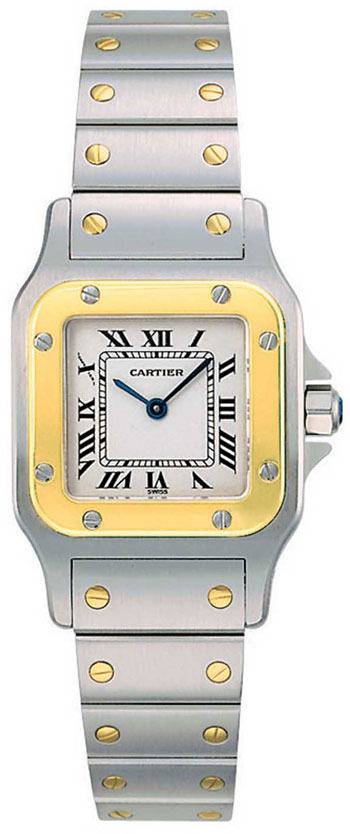 Cartier Santos Fashionable Ladies Swiss Quartz Wristwatch-W20012C4 Cartier Santos Fashionable Ladies Swiss Quartz Wristwatch-W20012C4
