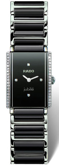 Rado Integral Series Black Ceramic Quartz Ladies Watch R20430712