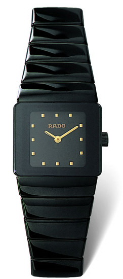 Rado Sintra Series Black Ceramic Quartz Ladies Watch-R13337162 Rado Sintra Series Black Ceramic Quartz Ladies Watch-R13337162