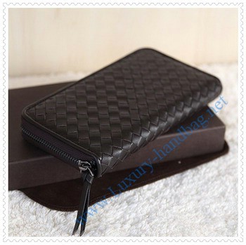 Bottega Venetal Lambskin Leather wallet coffee Bottega Venetal Lambskin Leather wallet coffee