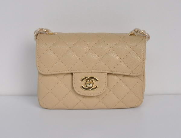 Chanel 2.55 mini Flap Bag 1115 Beige Sheepskin Golden Hardware Chanel 2.55 mini Flap Bag 1115 Beige Sheepskin Golden Hardware
