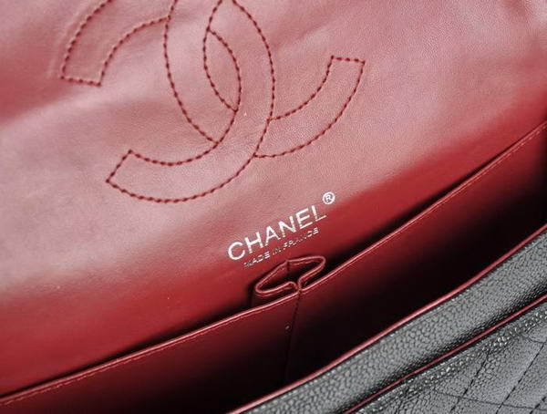 Chanel A30226 Classic Flap Bag Cannage Black Chanel A30226 Classic Flap Bag Cannage Black