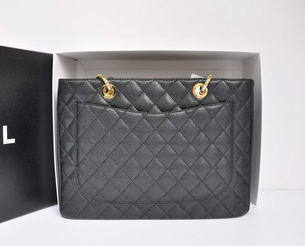 Chanel A50995 Original Caviar Leather Shoulder Bag Black Chanel A50995 Original Caviar Leather Shoulder Bag Black