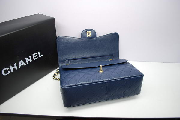 Chanel Jumbo Double Flaps Bag Royalblue Original Caviar Leather A36097 Gold Chanel Jumbo Double Flaps Bag Royalblue Original Caviar Leather A36097 Gold