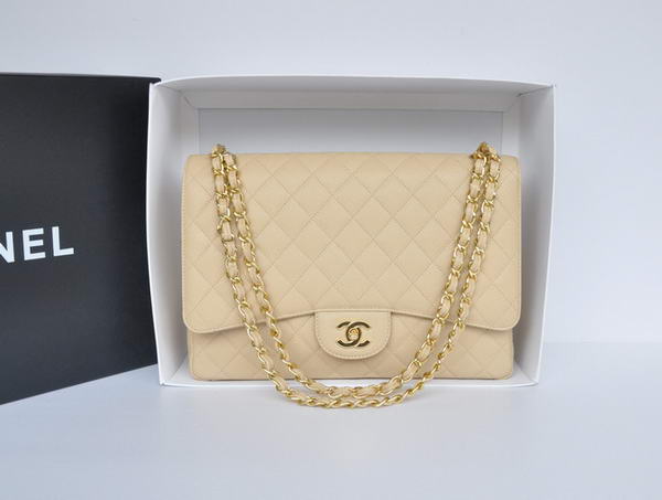 Hot Style Chanel Original Apricot Caviar Leather Jumbo Flap Bag A47600 Gold Hot Style Chanel Original Apricot Caviar Leather Jumbo Flap Bag A47600 Gold