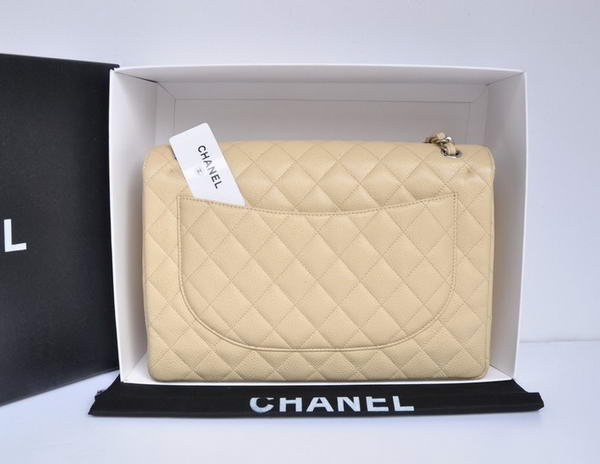 Chanel Original Caviar Leather Jumbo Flap Bag A47600 Apricot Chanel Original Caviar Leather Jumbo Flap Bag A47600 Apricot