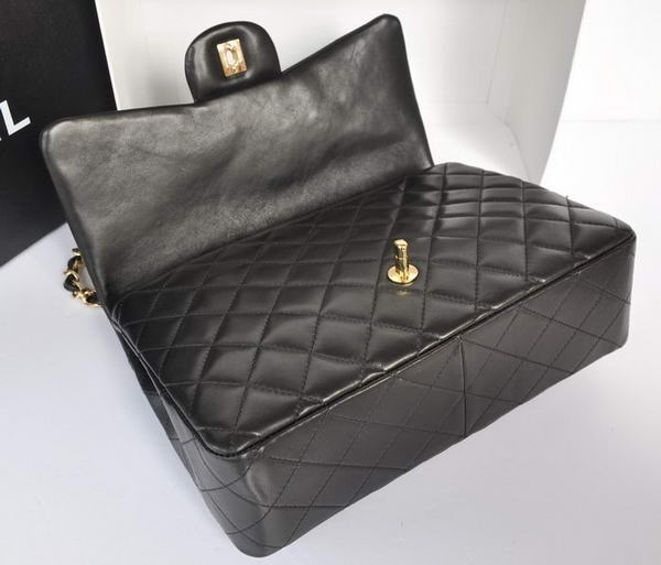 Chanel Original Leather Flap Bag A28600 Black Golden