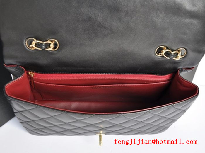 Chanel Jumbo Caviar Flap Bag 36076 Black gold chain Chanel Jumbo Caviar Flap Bag 36076 Black gold chain