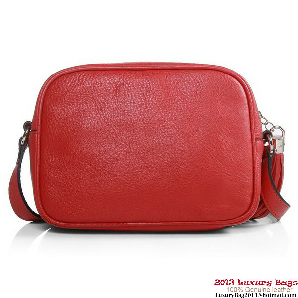Gucci 308364 A7M0G 6523 Soho Red Leather Disco Bag Gucci 308364 A7M0G 6523 Soho Red Leather Disco Bag