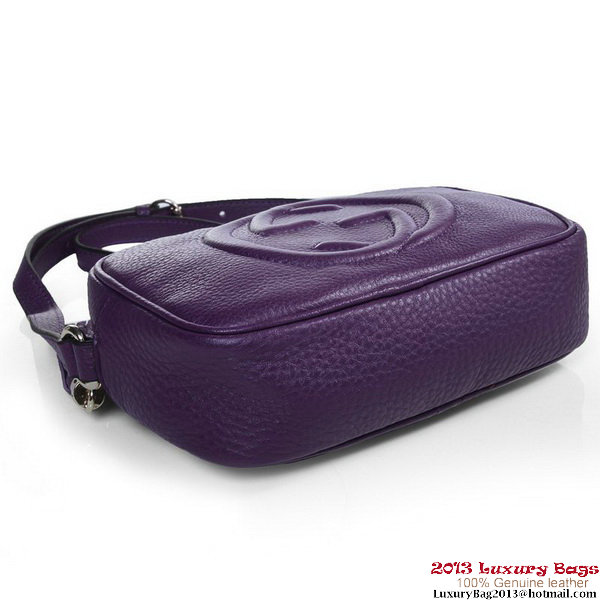 Gucci 308364 Soho Purple Leather Disco Bag Gucci 308364 Soho Purple Leather Disco Bag