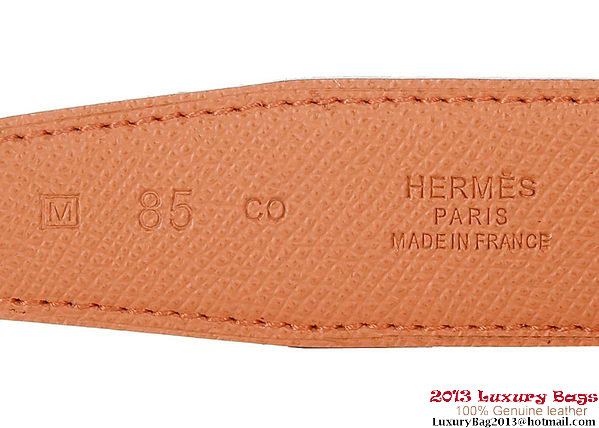 Hermes 43mm Saffiano Leather Belt HB102-5 Hermes 43mm Saffiano Leather Belt HB102-5