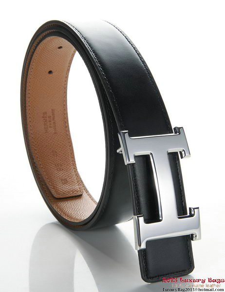 Hermes 43mm Saffiano Leather Belt HB102-8 Hermes 43mm Saffiano Leather Belt HB102-8