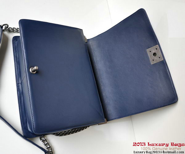 Boy Chanel Flap Shoulder Bag A67087 Sheepskin RoyalBlue Boy Chanel Flap Shoulder Bag A67087 Sheepskin RoyalBlue