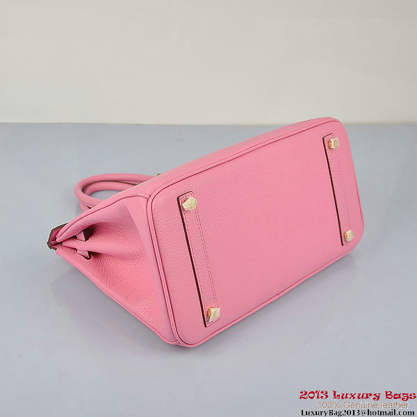 Hermes Birkin 30CM Tote Bags Pink Togo Leather Gold Hermes Birkin 30CM Tote Bags Pink Togo Leather Gold