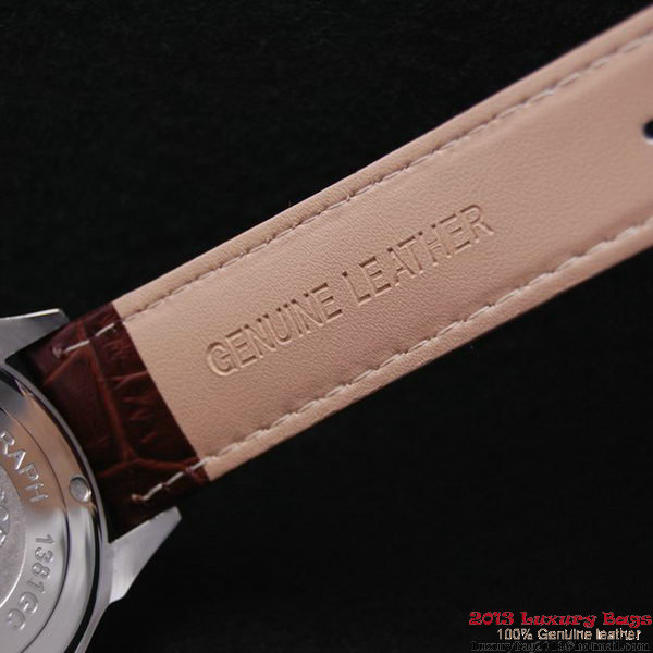 OMEGA DE VILLE Automatic Chronometer Steel on Brown Leather Strap OM77201 OMEGA DE VILLE Automatic Chronometer Steel on Brown Leather Strap OM77201