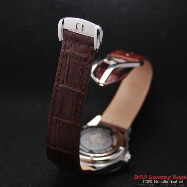 OMEGA DE VILLE Automatic Chronometer Steel on Brown Leather Strap OM77203 OMEGA DE VILLE Automatic Chronometer Steel on Brown Leather Strap OM77203