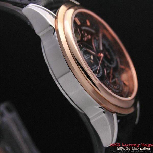 OMEGA DE VILLE CO-AXIAL CHRONOSCOPE Red Gold on Black Leather Strap OM77421 OMEGA DE VILLE CO-AXIAL CHRONOSCOPE Red Gold on Black Leather Strap OM77421