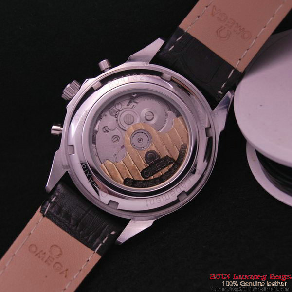 OMEGA DE VILLE CO-AXIAL CHRONOSCOPE Red Gold on Black Leather Strap OM77423 OMEGA DE VILLE CO-AXIAL CHRONOSCOPE Red Gold on Black Leather Strap OM77423