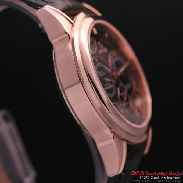 OMEGA DE VILLE CO-AXIAL CHRONOSCOPE Red Gold on Black Leather Strap OM77427 OMEGA DE VILLE CO-AXIAL CHRONOSCOPE Red Gold on Black Leather Strap OM77427