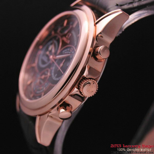 OMEGA DE VILLE CO-AXIAL CHRONOSCOPE Red Gold on Black Leather Strap OM77428 OMEGA DE VILLE CO-AXIAL CHRONOSCOPE Red Gold on Black Leather Strap OM77428