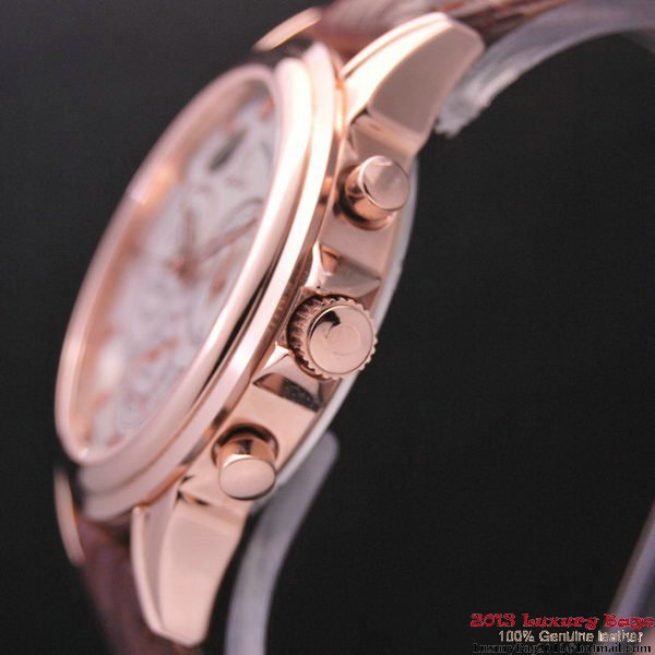 OMEGA DE VILLE CO-AXIAL CHRONOSCOPE Red Gold on Brown Leather Strap OM77424 OMEGA DE VILLE CO-AXIAL CHRONOSCOPE Red Gold on Brown Leather Strap OM77424