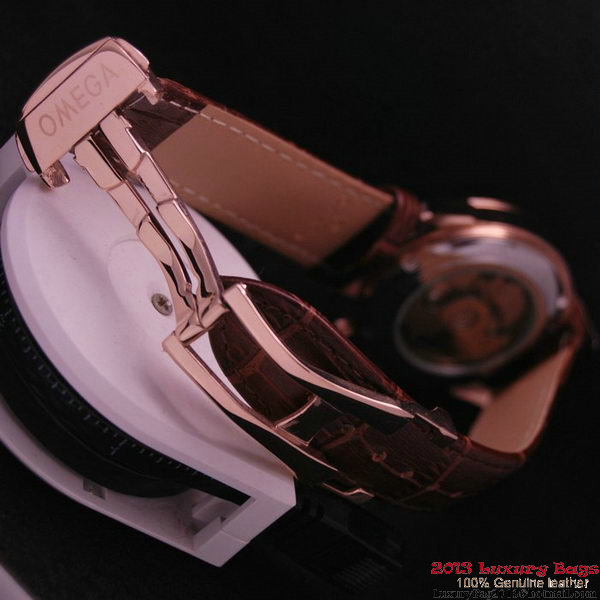 OMEGA DE VILLE CO-AXIAL CHRONOSCOPE Red Gold on Brown Leather Strap OM77426 OMEGA DE VILLE CO-AXIAL CHRONOSCOPE Red Gold on Brown Leather Strap OM77426