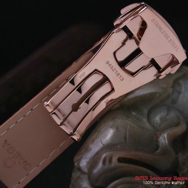 OMEGA DE VILLE CO-AXIAL CHRONOSCOPE Red Gold on Brown Leather Strap OM77426 OMEGA DE VILLE CO-AXIAL CHRONOSCOPE Red Gold on Brown Leather Strap OM77426