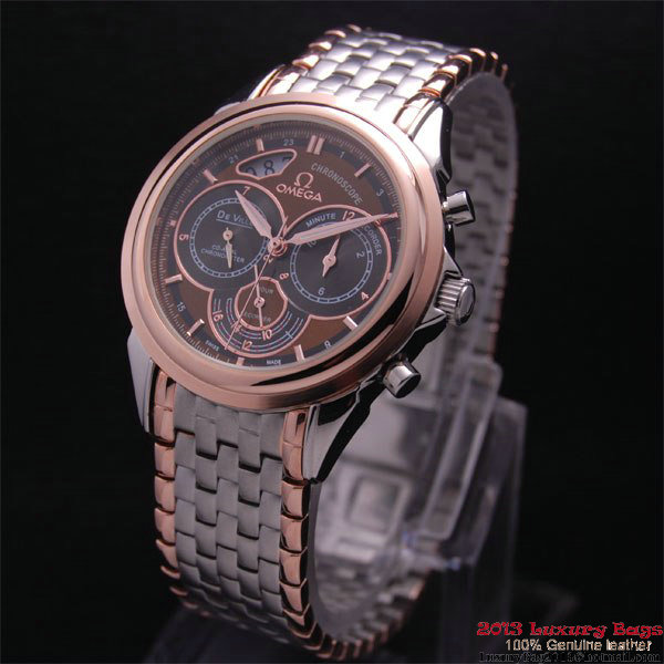 OMEGA DE VILLE CO-AXIAL CHRONOSCOPE Red Gold on Steel Strap OM77430 OMEGA DE VILLE CO-AXIAL CHRONOSCOPE Red Gold on Steel Strap OM77430