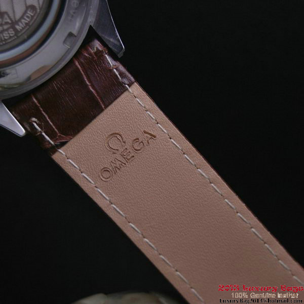OMEGA DE VILLE CO-AXIAL CHRONOSCOPE Steel on Brown Leather Strap OM77401 OMEGA DE VILLE CO-AXIAL CHRONOSCOPE Steel on Brown Leather Strap OM77401