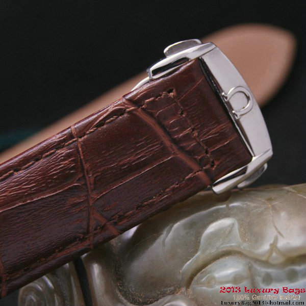 OMEGA DE VILLE CO-AXIAL CHRONOSCOPE Steel on Brown Leather Strap OM77404 OMEGA DE VILLE CO-AXIAL CHRONOSCOPE Steel on Brown Leather Strap OM77404