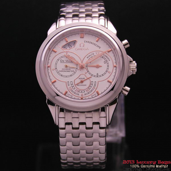 OMEGA DE VILLE CO-AXIAL CHRONOSCOPE Steel on Steel Strap OM77412 OMEGA DE VILLE CO-AXIAL CHRONOSCOPE Steel on Steel Strap OM77412