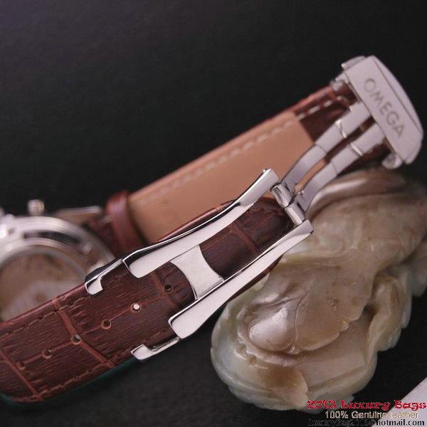 OMEGA DE VILLE CO-AXIAL Chronometer Red Gold on Brown Leather Strap OM77507 OMEGA DE VILLE CO-AXIAL Chronometer Red Gold on Brown Leather Strap OM77507