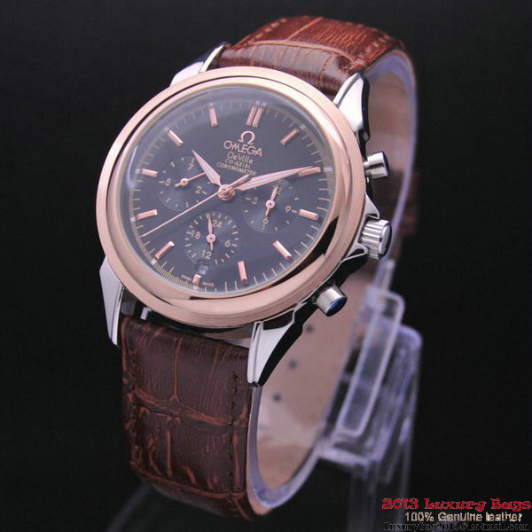 OMEGA DE VILLE CO-AXIAL Chronometer Red Gold on Brown Leather Strap OM77511 OMEGA DE VILLE CO-AXIAL Chronometer Red Gold on Brown Leather Strap OM77511