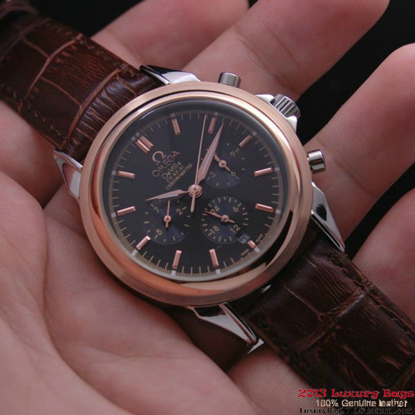 OMEGA DE VILLE CO-AXIAL Chronometer Red Gold on Brown Leather Strap OM77511 OMEGA DE VILLE CO-AXIAL Chronometer Red Gold on Brown Leather Strap OM77511
