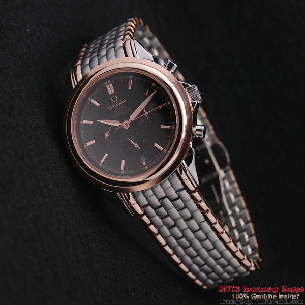 OMEGA DE VILLE CO-AXIAL Chronometer Red Gold on Steel Strap OM77519 OMEGA DE VILLE CO-AXIAL Chronometer Red Gold on Steel Strap OM77519