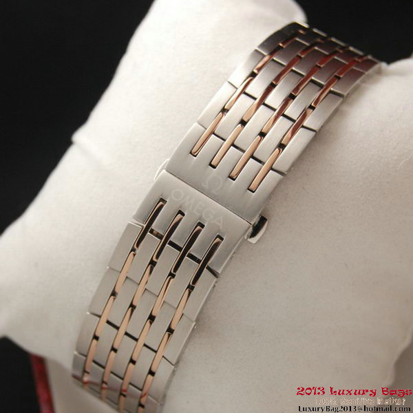 OMEGA DE VILLE Co-AXIAL CHRONOMETER Red Gold on Steel Strap OM77018 OMEGA DE VILLE Co-AXIAL CHRONOMETER Red Gold on Steel Strap OM77018