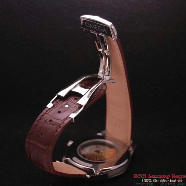 OMEGA DE VILLE Co-AXIAL CHRONOMETER Steel on Black Leather Strap OM77009 OMEGA DE VILLE Co-AXIAL CHRONOMETER Steel on Black Leather Strap OM77009