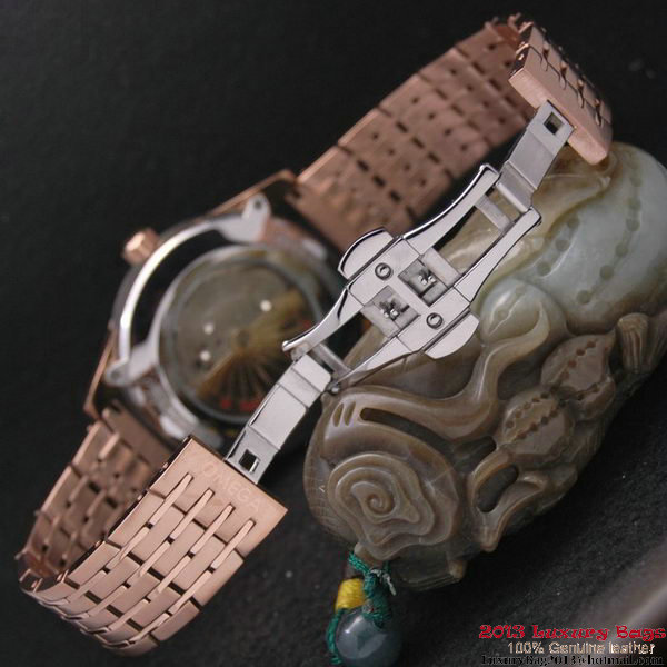 OMEGA DE VILLE HOUR VISION ANNUAL CALENDAR Red Gold on Red Gold Strap OM77128 OMEGA DE VILLE HOUR VISION ANNUAL CALENDAR Red Gold on Red Gold Strap OM77128