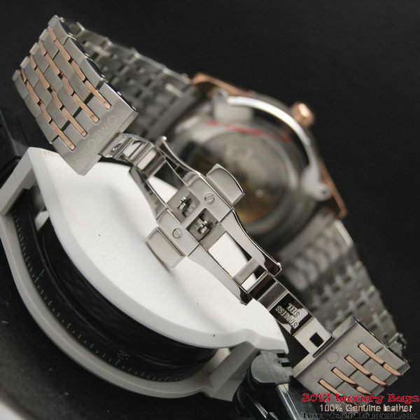 OMEGA DE VILLE HOUR VISION ANNUAL CALENDAR Red Gold on Steel Strap OM77127 OMEGA DE VILLE HOUR VISION ANNUAL CALENDAR Red Gold on Steel Strap OM77127