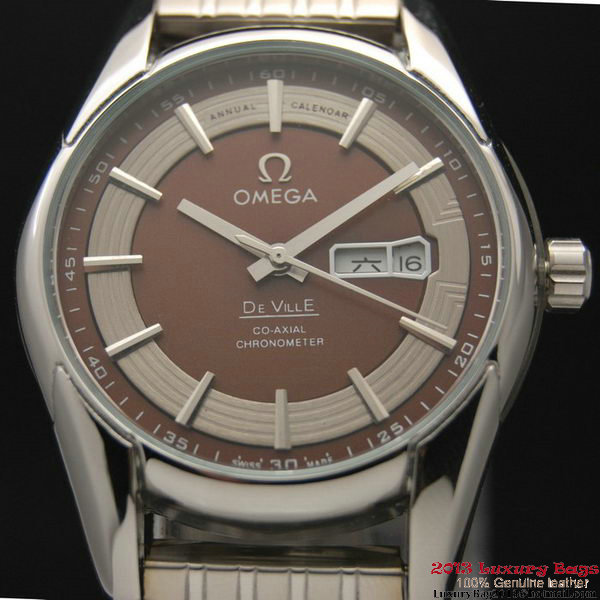 OMEGA DE VILLE HOUR VISION ANNUAL CALENDAR Steel on Steel Strap OM77116 OMEGA DE VILLE HOUR VISION ANNUAL CALENDAR Steel on Steel Strap OM77116