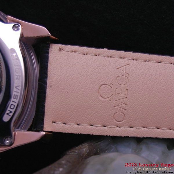 OMEGA DE VILLE Tourbillon Watches Red Gold on Black Leather Strap Om7014 OMEGA DE VILLE Tourbillon Watches Red Gold on Black Leather Strap Om7014