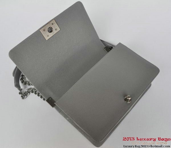 Boy Chanel Flap Shoulder Bag Classic Cannage Patterns A67086 Grey Boy Chanel Flap Shoulder Bag Classic Cannage Patterns A67086 Grey