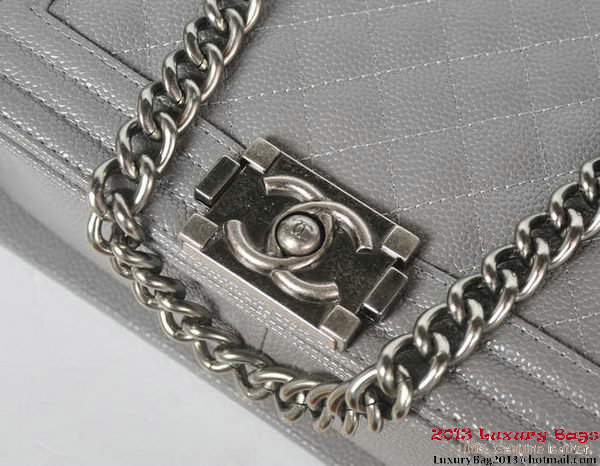 Boy Chanel Flap Shoulder Bag Classic Cannage Patterns A67086 Grey Boy Chanel Flap Shoulder Bag Classic Cannage Patterns A67086 Grey