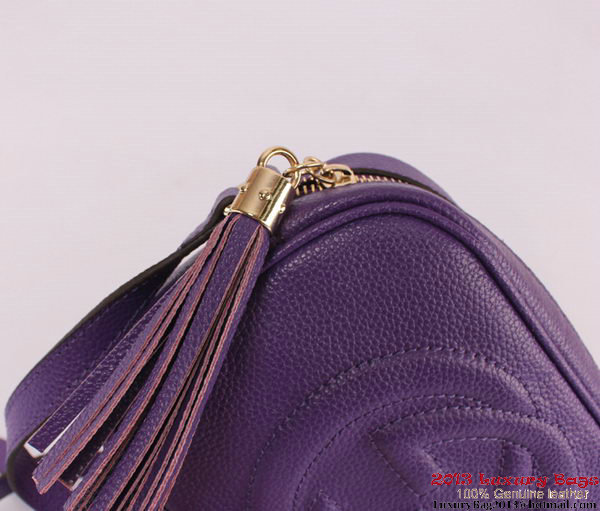 Gucci Soho Calfskin Leather Disco Bag 308364 Violet Gucci Soho Calfskin Leather Disco Bag 308364 Violet