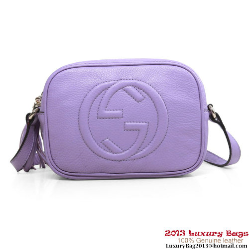 Gucci Soho Calfskin Leather Disco Bag 308364 Lavender Gucci Soho Calfskin Leather Disco Bag 308364 Lavender
