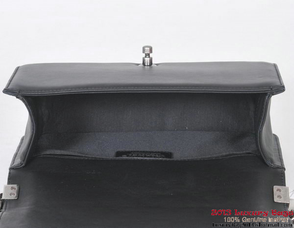 2013 Boy Chanel Flap Shoulder Bag Sheepskin Leather A37003 Black 2013 Boy Chanel Flap Shoulder Bag Sheepskin Leather A37003 Black
