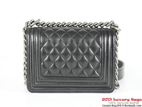 2013 Boy Chanel Flap Shoulder Bag Sheepskin Leather A67024 Black 2013 Boy Chanel Flap Shoulder Bag Sheepskin Leather A67024 Black